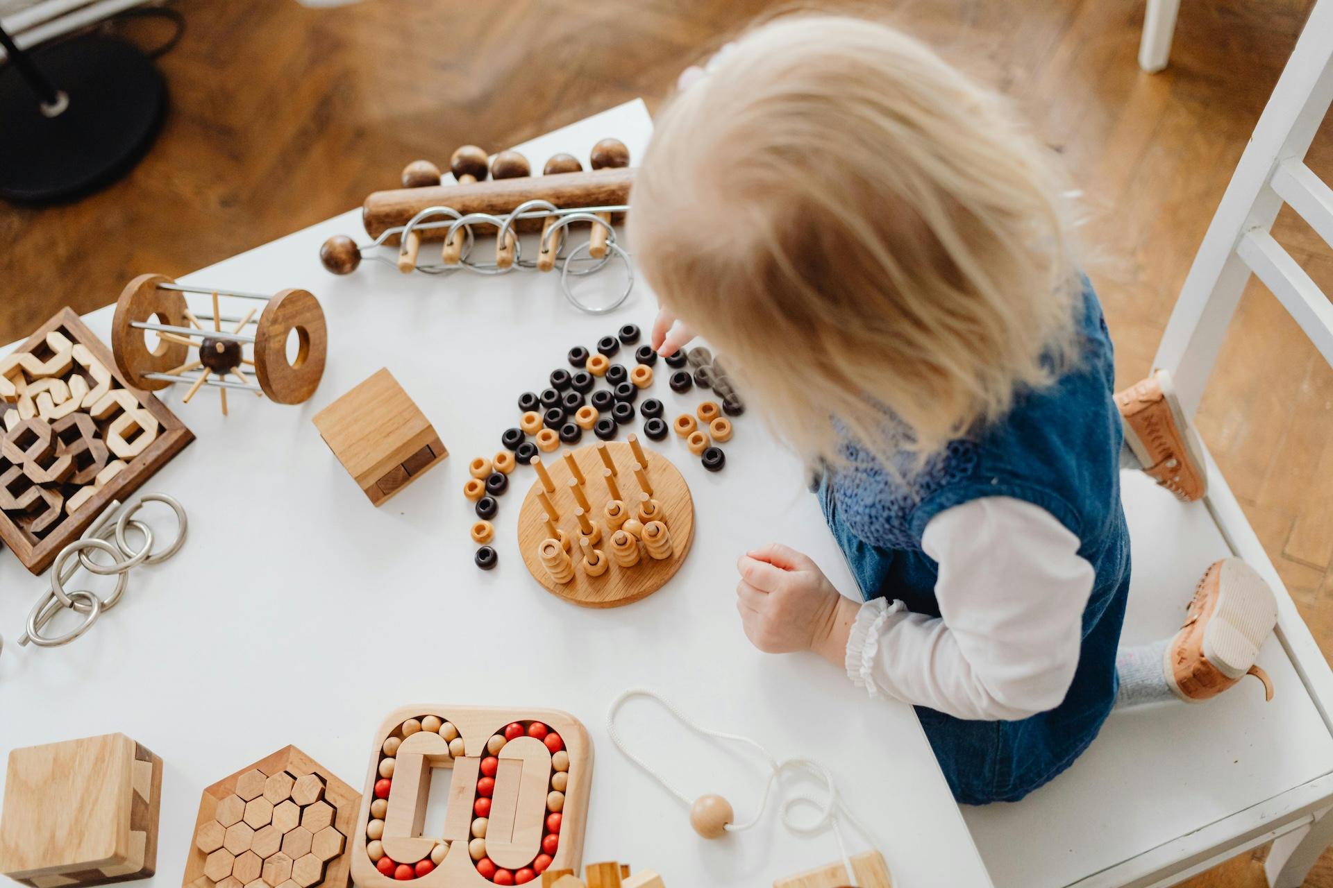 Montessori classroom materials